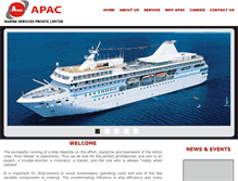 Tablet Screenshot of apacmarine.com